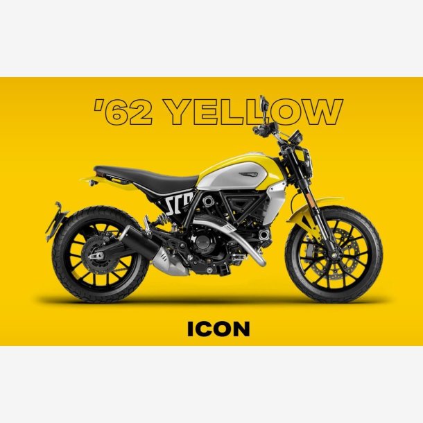 Ducati Scrambler 803 Icon 62 Yellow 73HK 6g 2024