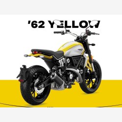 Ducati Scrambler 803 Icon 62 Yellow 73HK 6g 2024