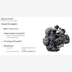 Ducati DesertX 937 110HK 6g 2026