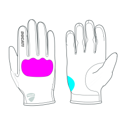 Ducati Logo C1 - Leather gloves