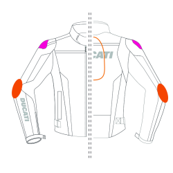 Ducati Corse tex C4 - Fabric jacket Lady