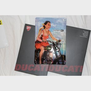 Retro Emalje skilt Ducati 60