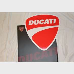 Retro Emalje skilt Ducati r�d